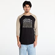 Horsefeathers Rollin Raglan T-Shirt Black/ Taupe