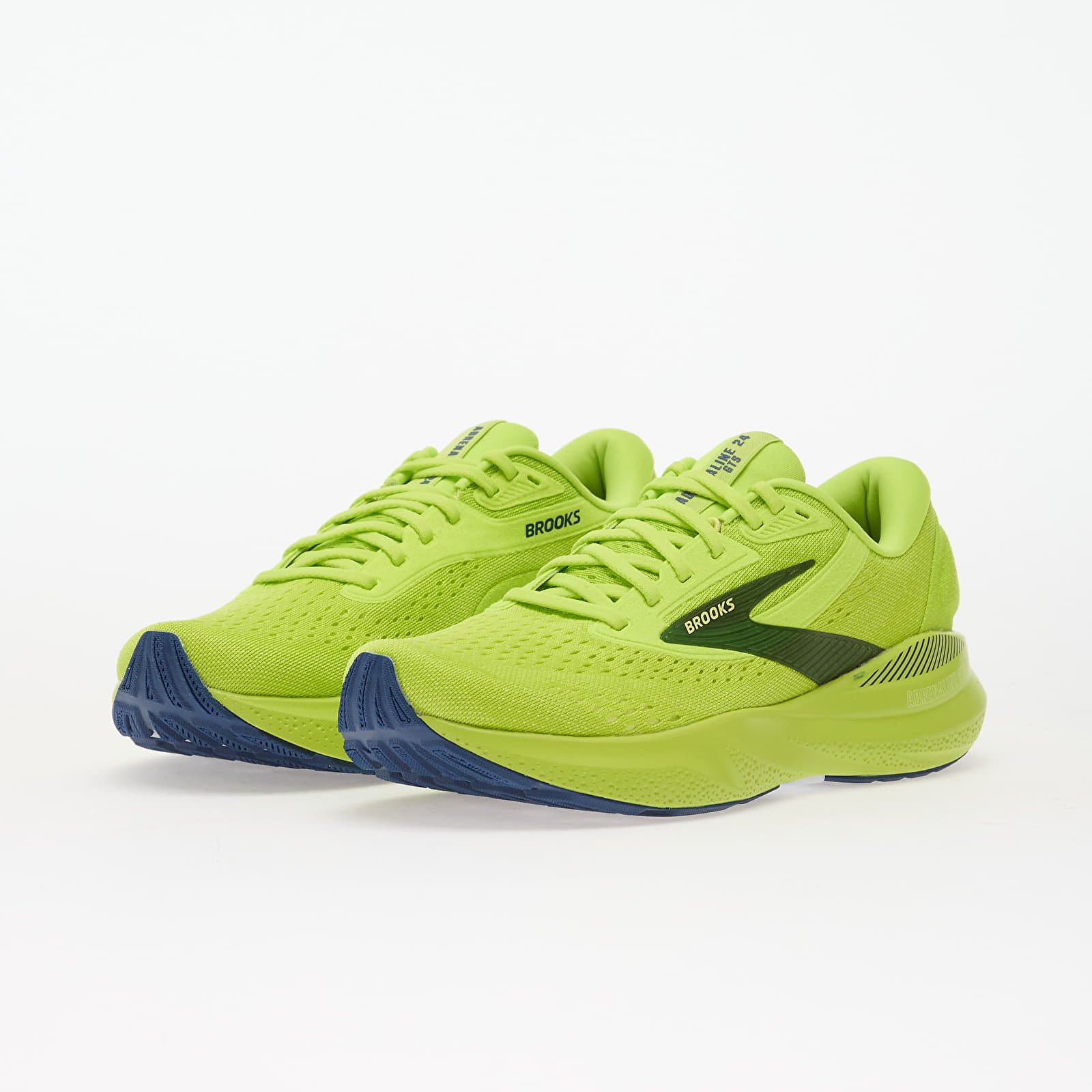 Мъжки кецове и обувки Brooks Adrenaline GTS 24 M Acid Lime/ Sunny Lime/ Navy