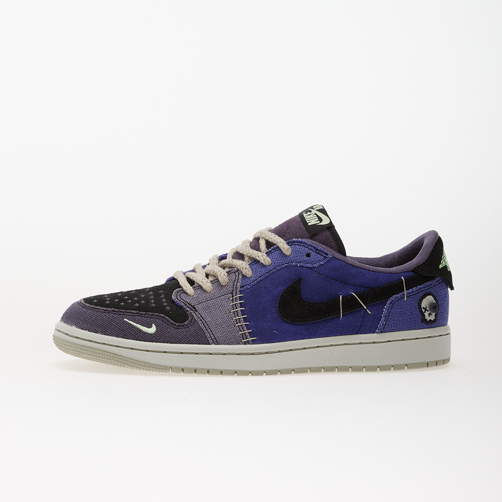 Pánske tenisky a topánky Air Jordan 1 Retro Low "Voodoo Alternate" (IH2309-500) Regency Purple/ Vapor Green-Black