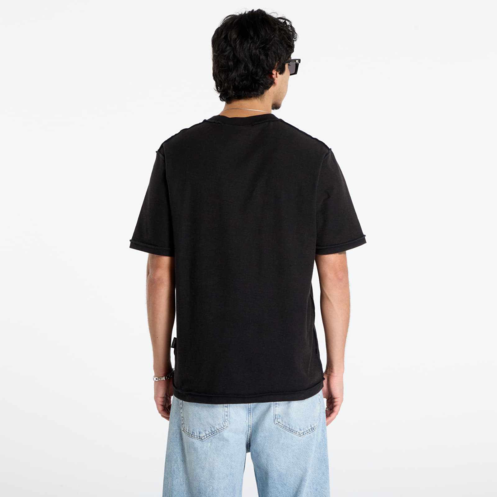 Мъжки ризи Wasted Paris M Authentic Reverse T-Shirt Faded Black