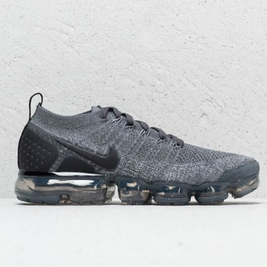 Men's vapormax flyknit 2 running shoes - grey/black outlet