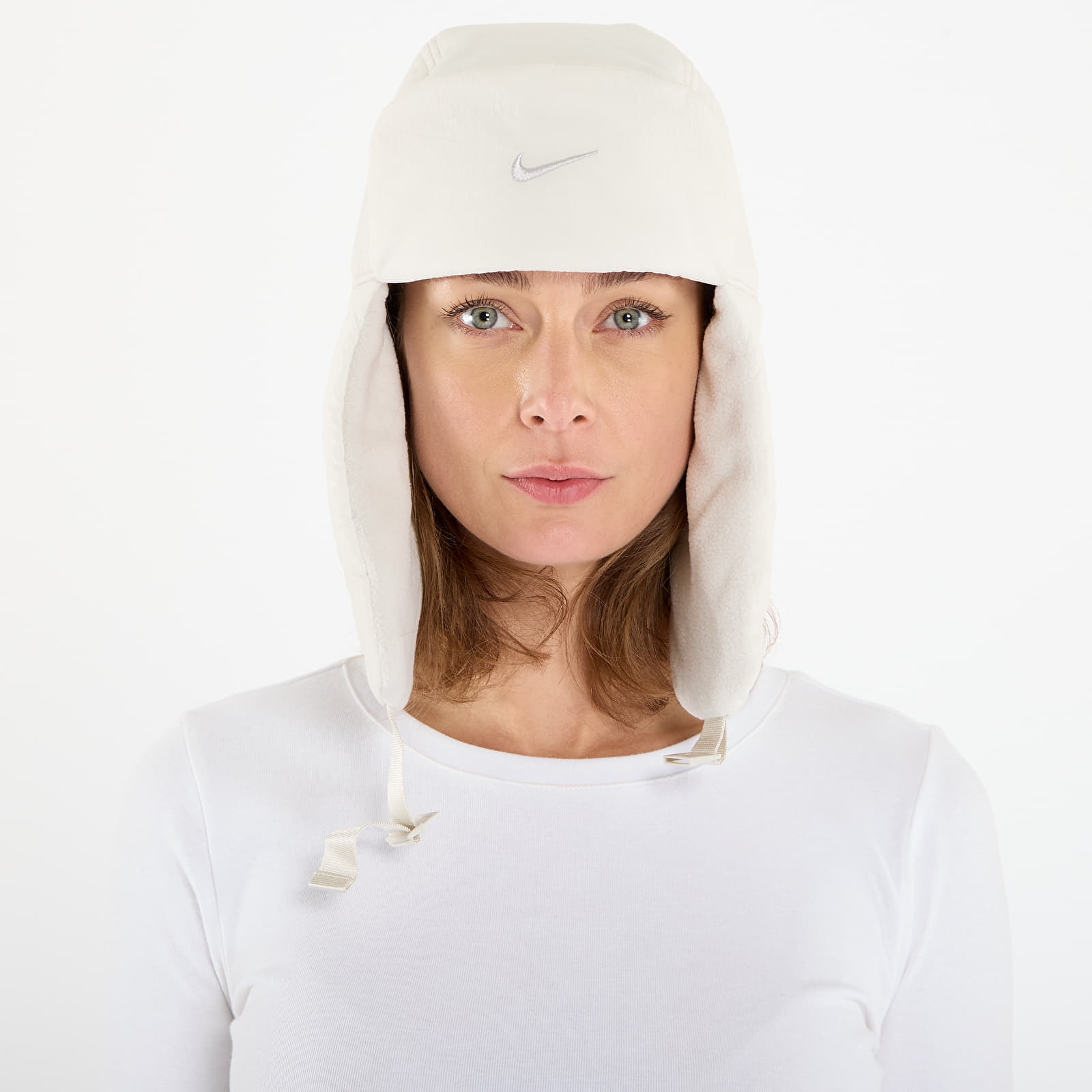 Șapcă Nike Fly Unstructured Puffer Trapper Cap Light Bone/ Light Bone/ Light Bone S/M