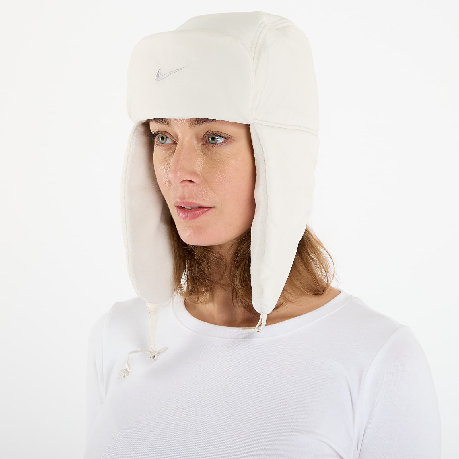 Vīriešu cepures Nike Fly Unstructured Puffer Trapper Cap Light Bone/ Light Bone/ Light Bone