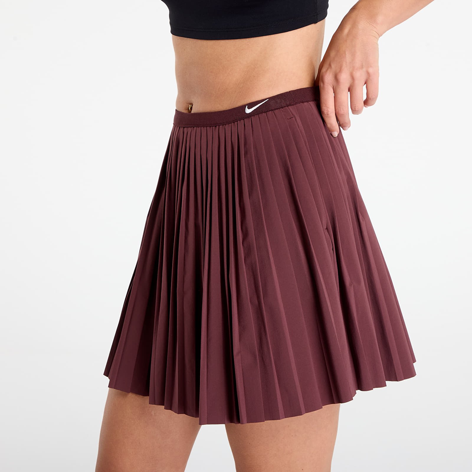 Ženska krila Nike Sportswear Women's Pleated Skirt Burgundy Crush/ Sail