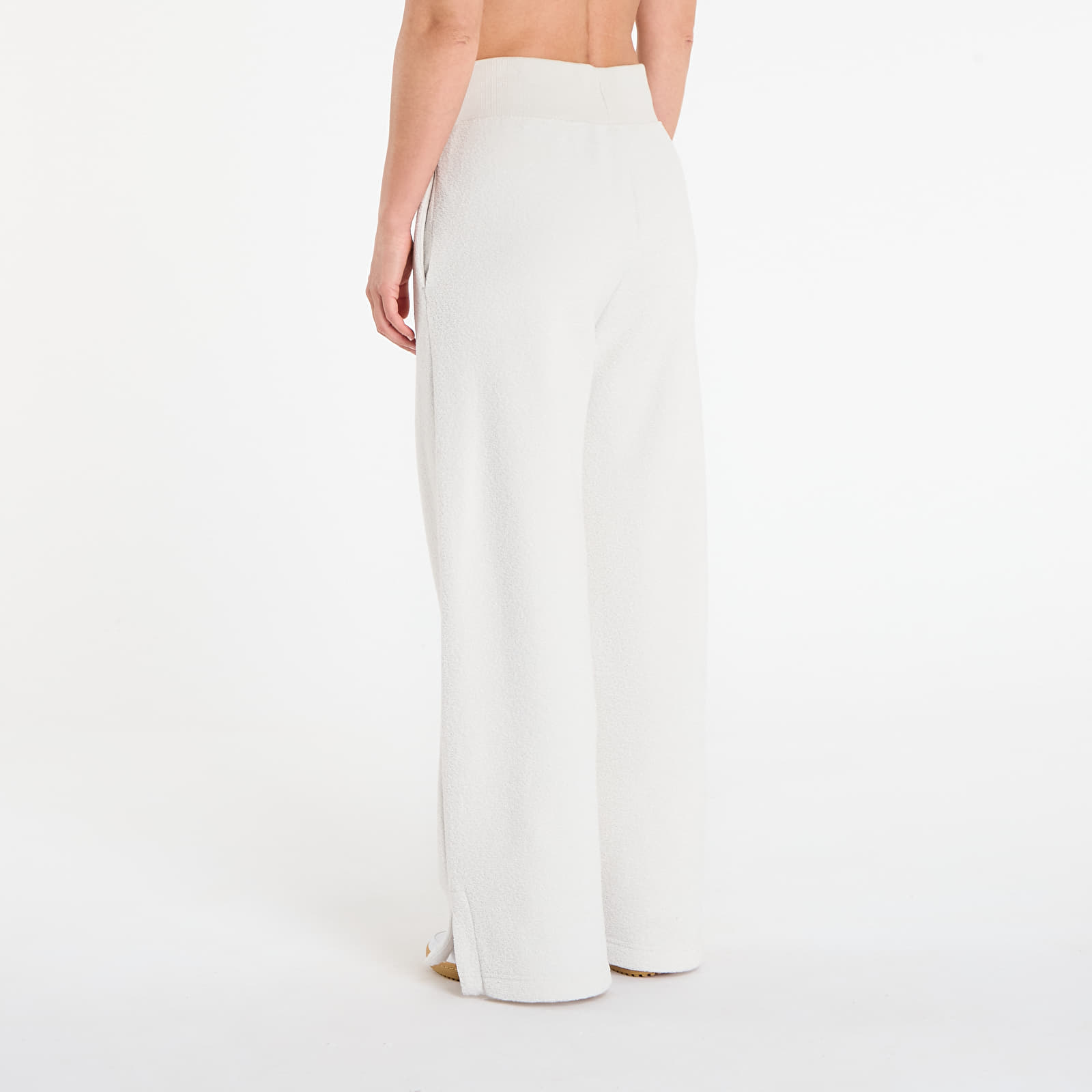 Women's trousers Nike Sportswear Phoenix Plush Women's High-Waisted Wide-Leg Cozy Fleece Pants Light Bone/ Sail