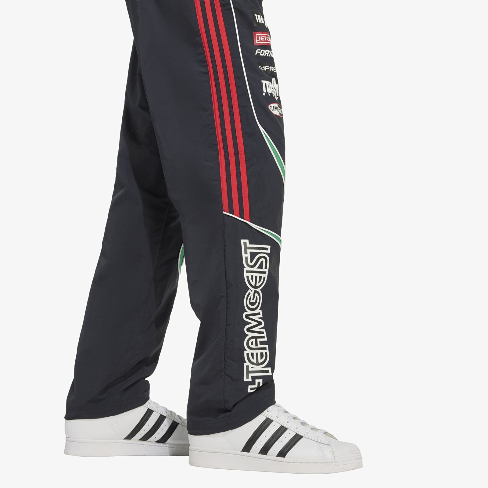 Byxor för män adidas Teamgeist Moto Trackpant Black