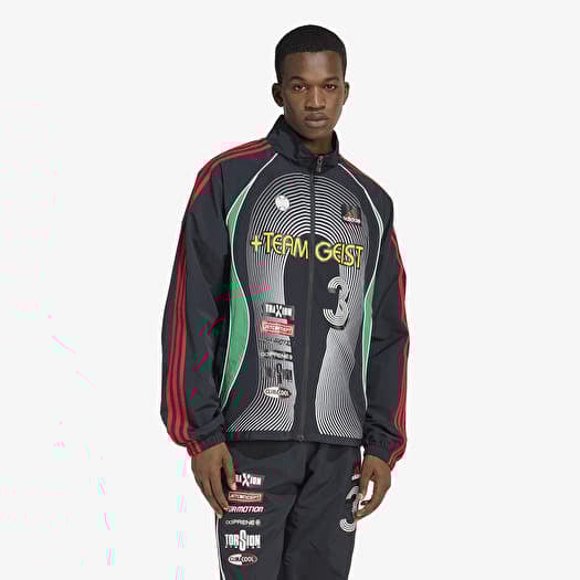 Jacka adidas Teamgeist Moto Tracktop Black/ White/ Better Scarlet