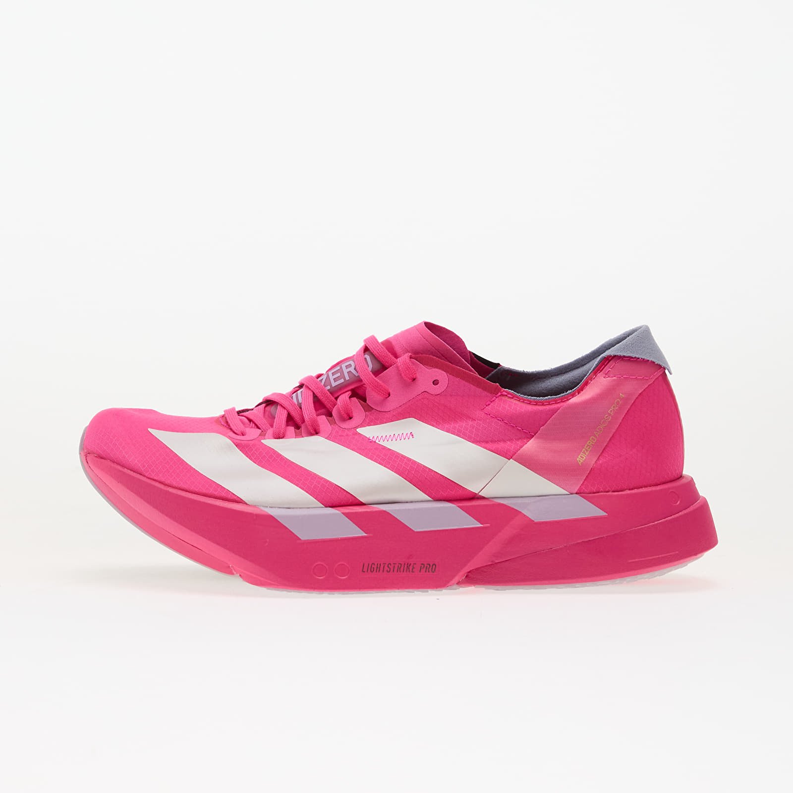 Naisten kengät adidas Adizero Adios Pro 4 W Shock Pink/ Zero Met./ Aurora Plum