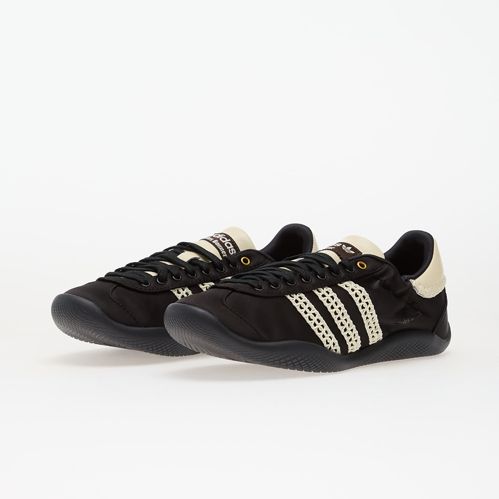 Herren Sneaker und Schuhe adidas x Wales Bonner Karintha Lo Satin Core Black/ Dark Brown/ Crew White