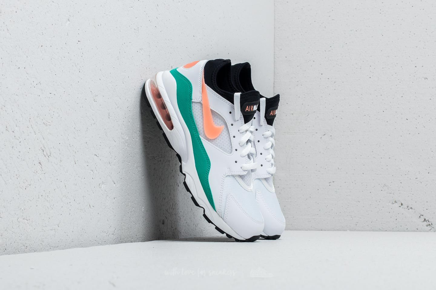 Herren Sneaker und Schuhe Nike Air Max 93 White Crimson Bliss Footshop