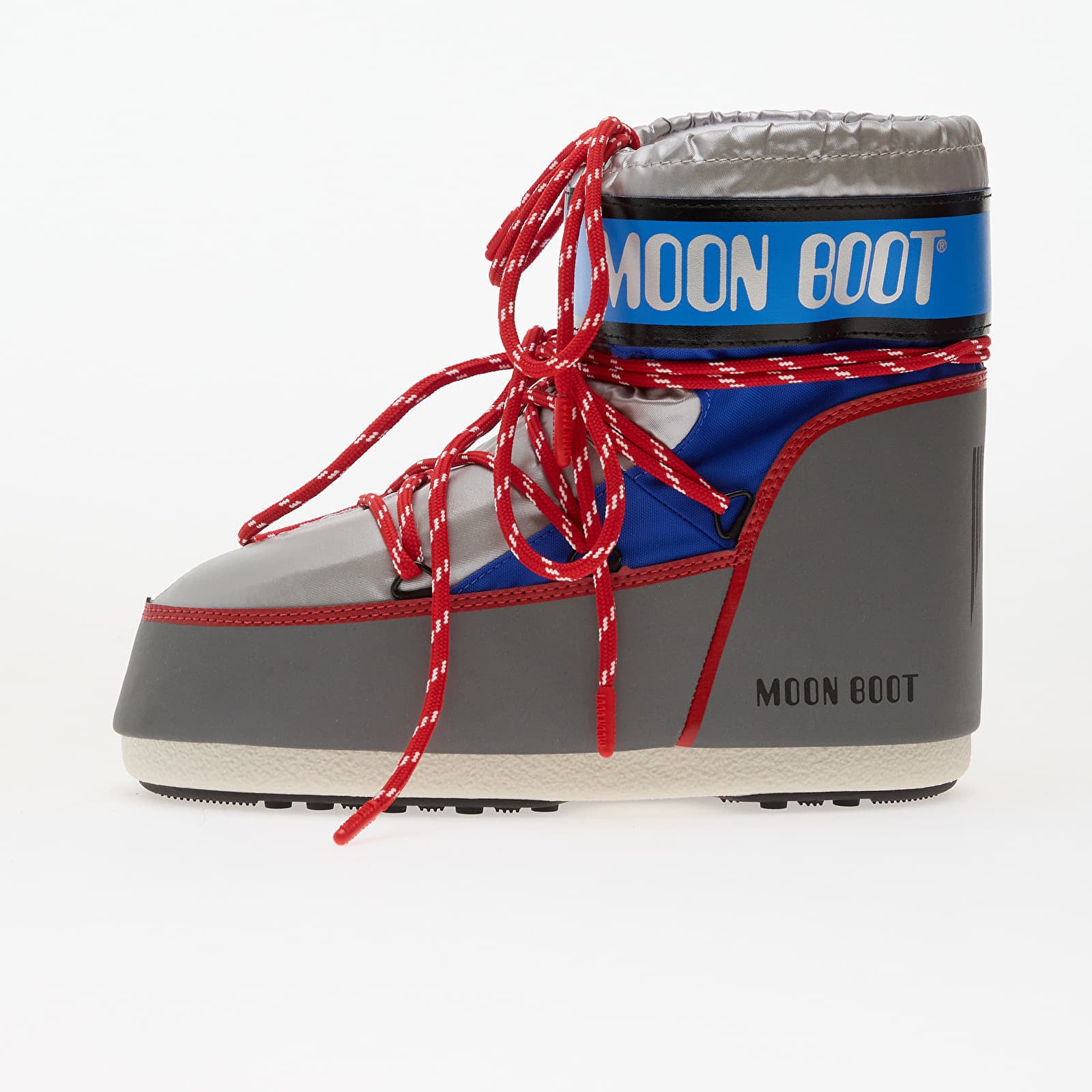 Levně Tenisky Moon Boot Icon Low Space Racing Silver/ Blue/ Red
