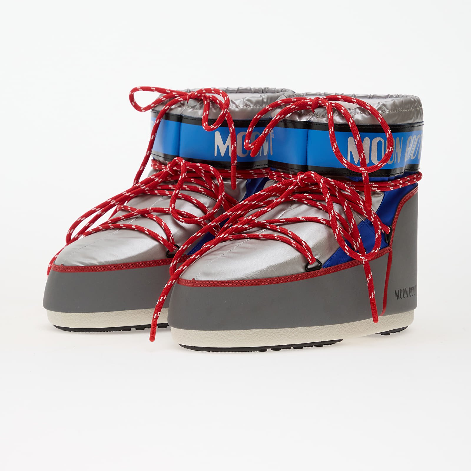 Vīriešu apavi Moon Boot Icon Low Space Racing Silver/ Blue/ Red