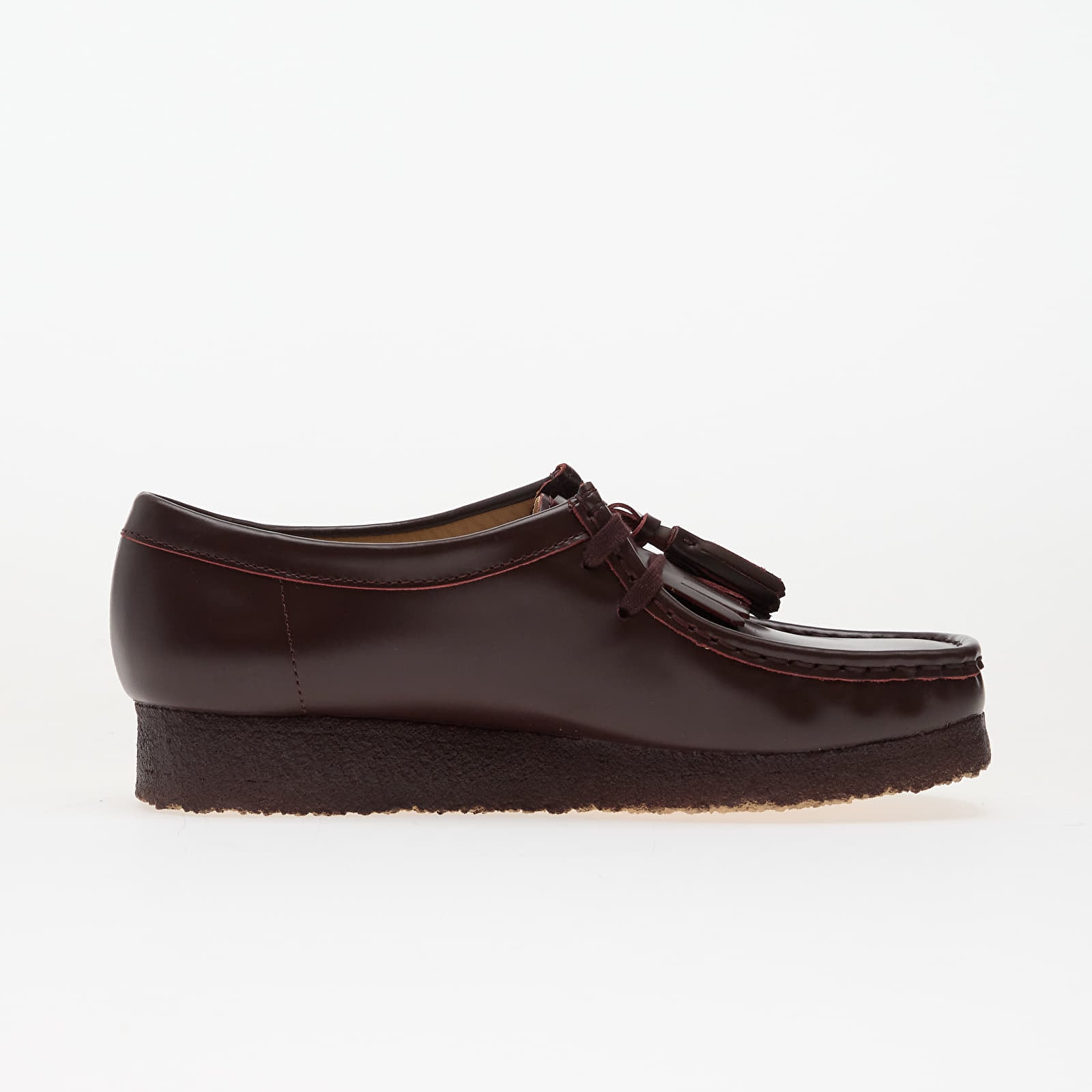 Women's shoes Clarks Originals Wallabee Purple Grape Lea