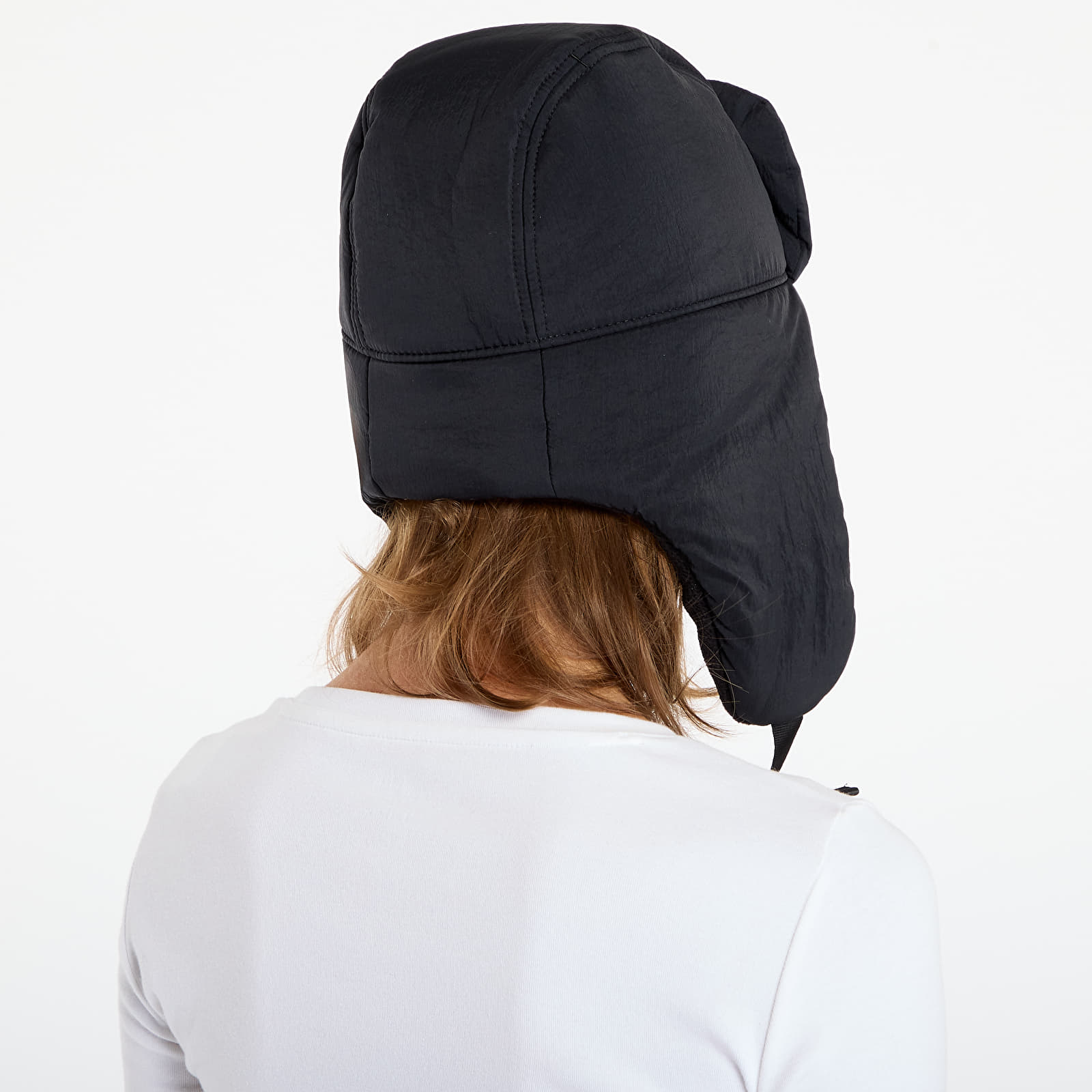 Mützen Nike Fly Unstructured Puffer Trapper Cap Black/ Black/ Sanddrift