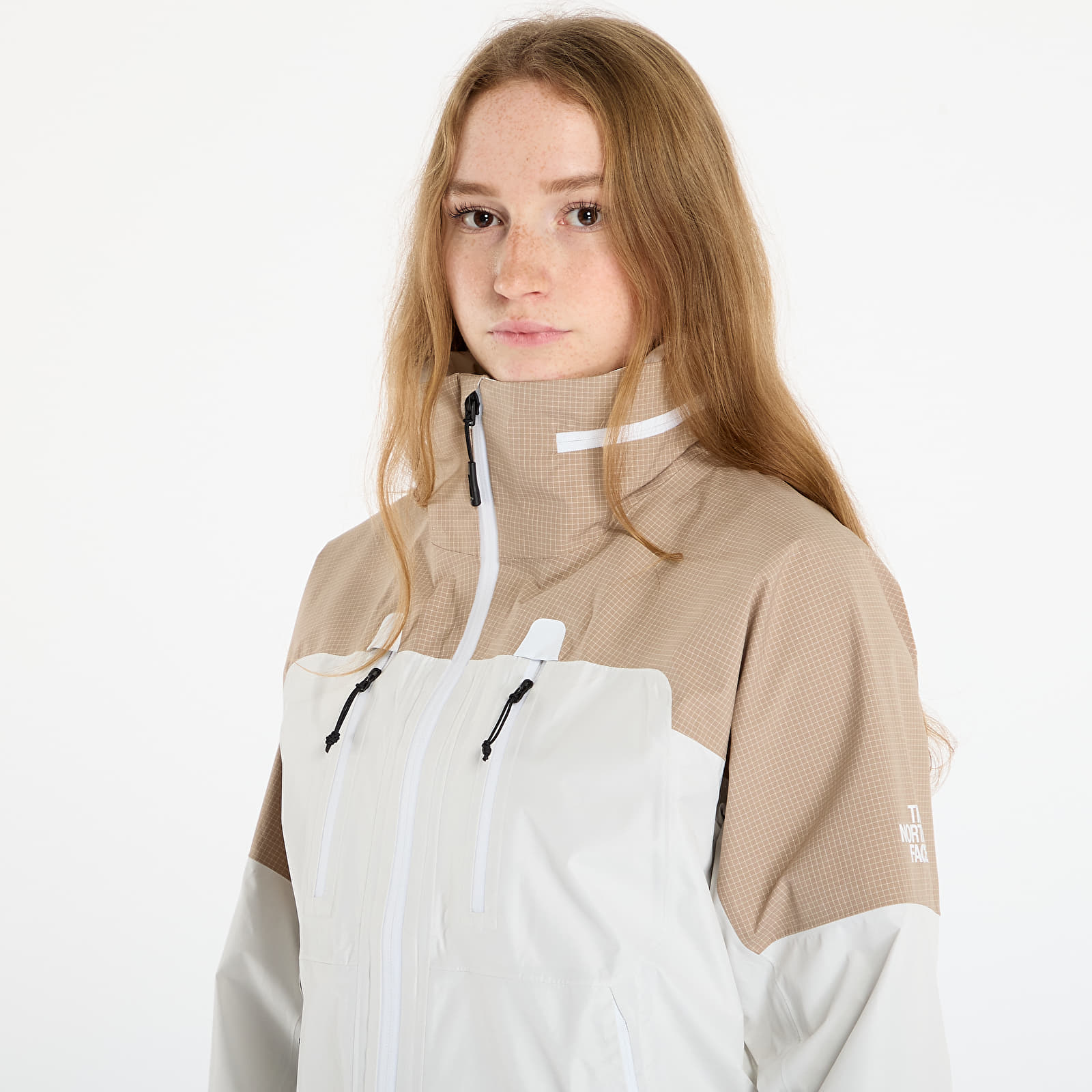 Ženske jakne The North Face W Hke Devils Thumb Gtx Jacket White Dune/ Mushroom Gre
