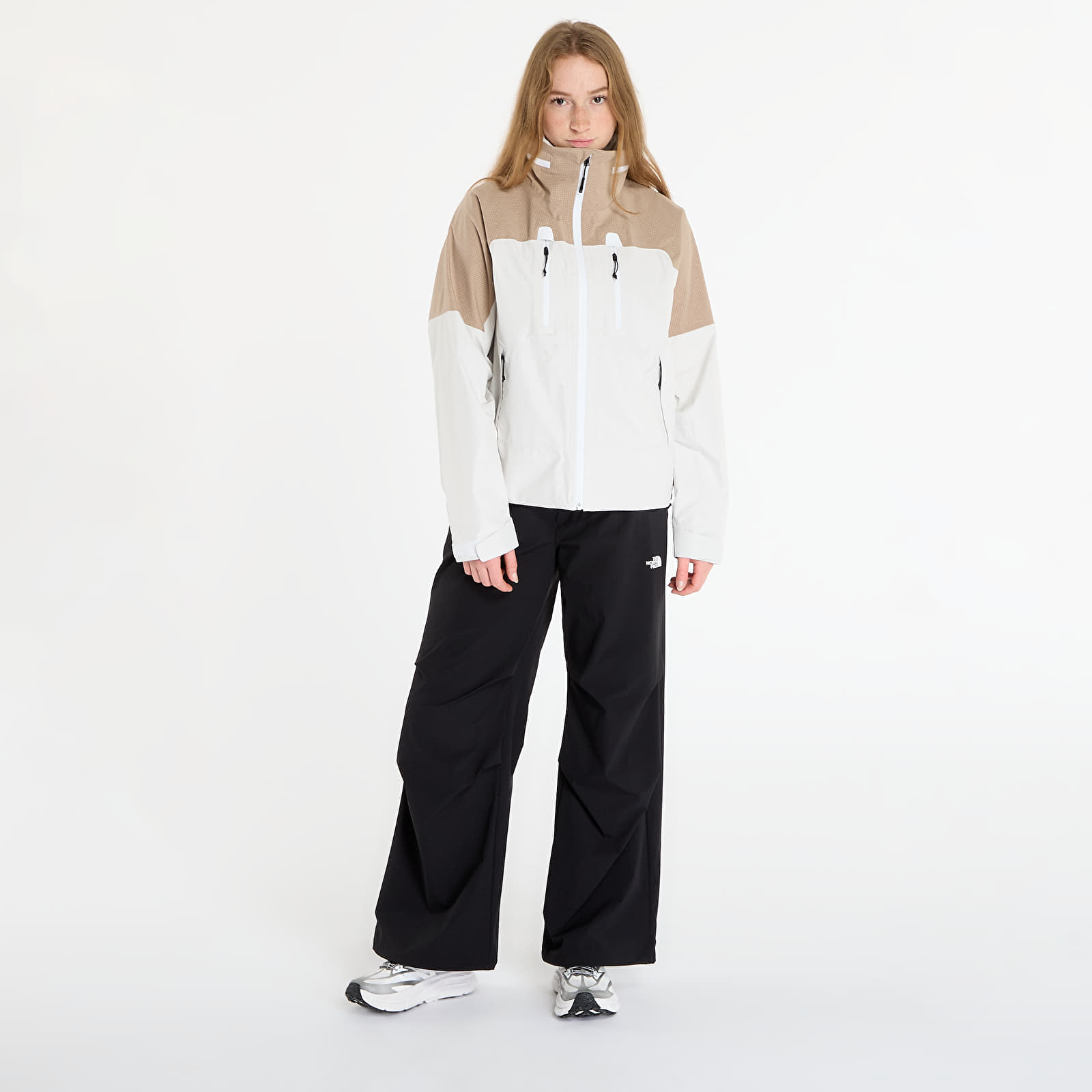 Ženske jakne The North Face W Hke Devils Thumb Gtx Jacket White Dune/ Mushroom Gre