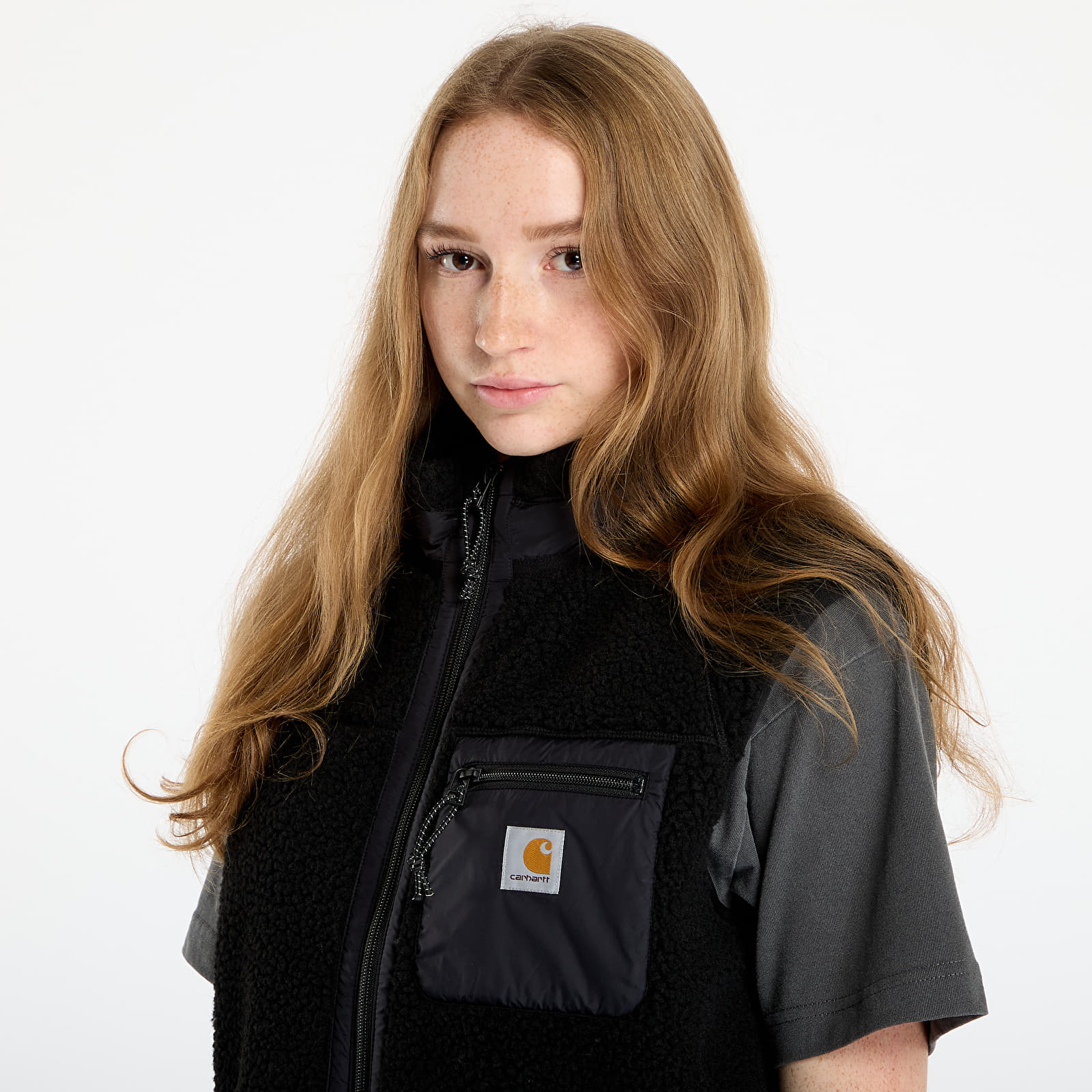 Coletes Carhartt WIP Prentis Vest Liner UNISEX Black/ Black