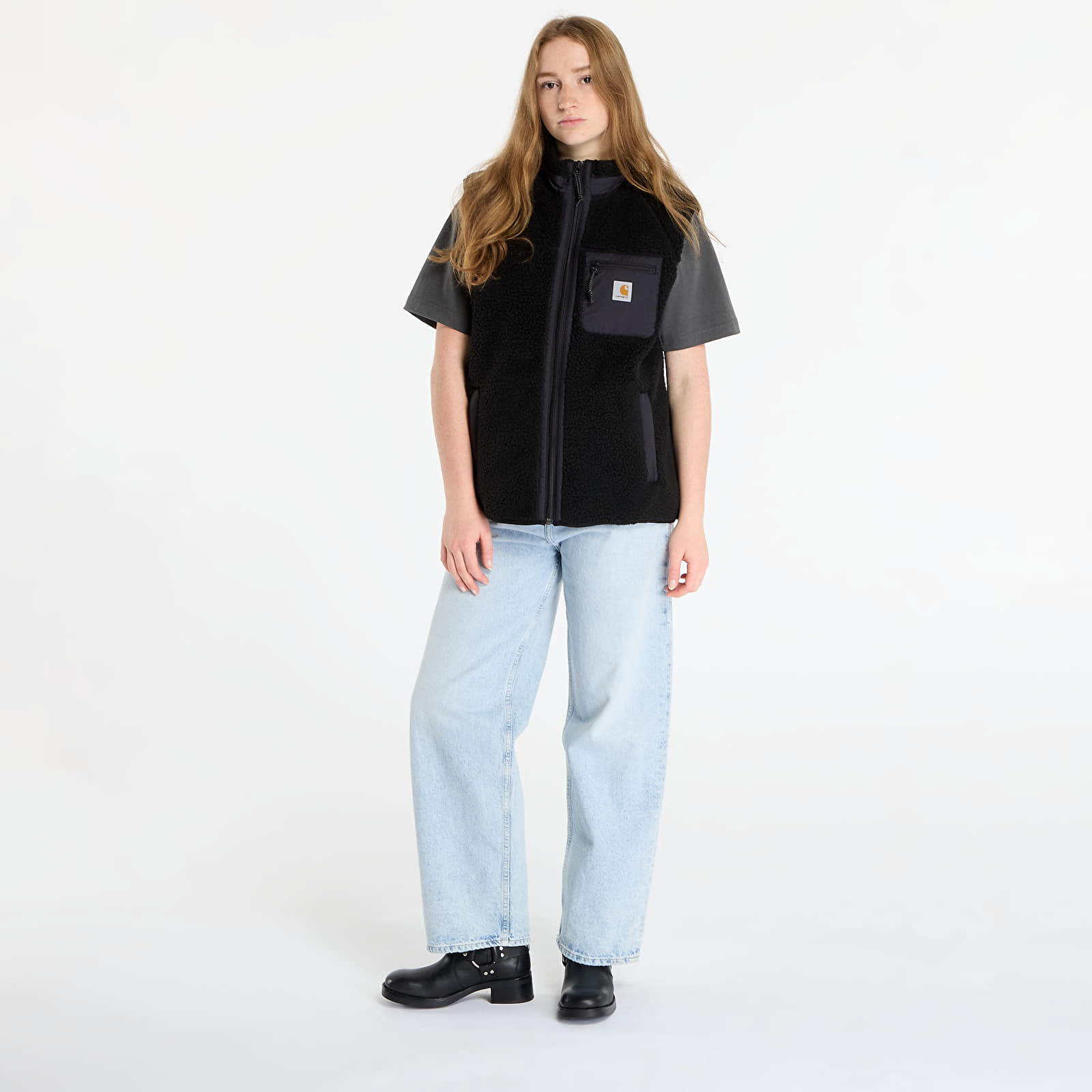 Coletes Carhartt WIP Prentis Vest Liner UNISEX Black/ Black