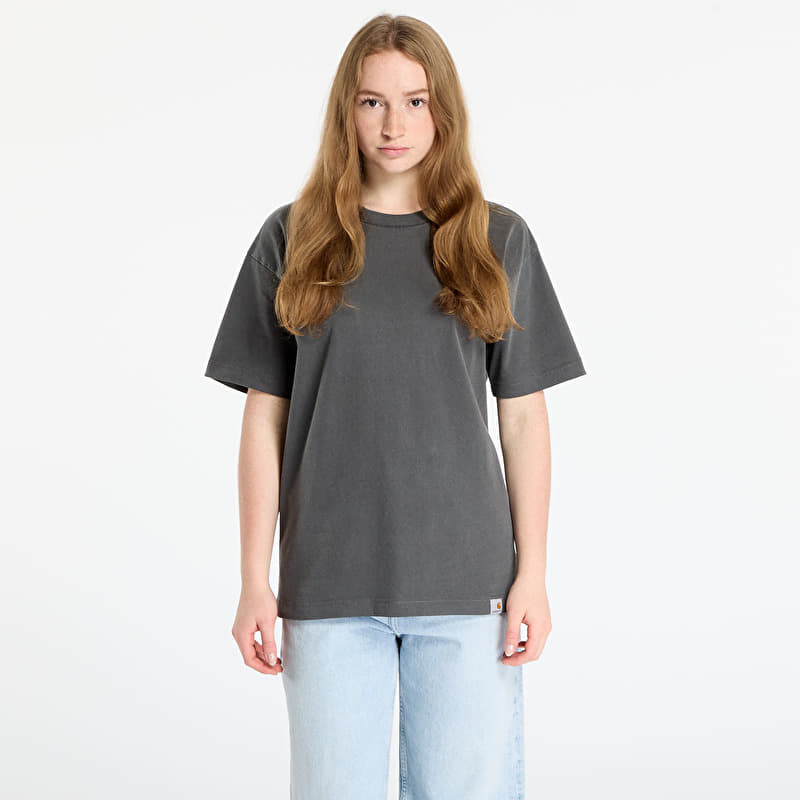 Tričko Carhartt WIP S/S RGGD T-Shirt UNISEX Black Garment Dyed