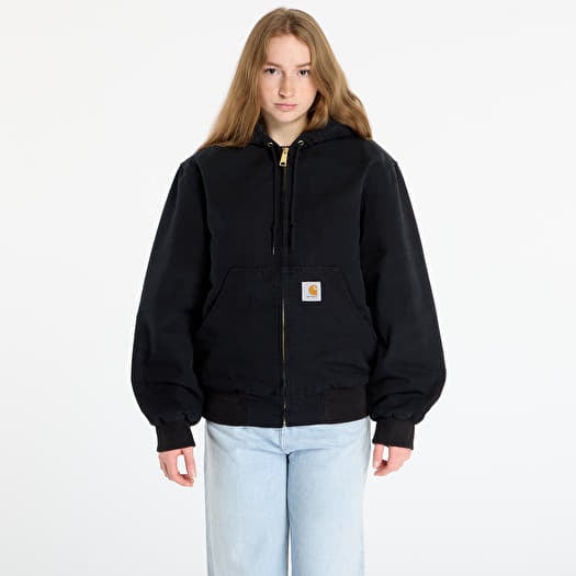 Jakke Carhartt WIP OG Active Jacket UNISEX Black Stone Canvas