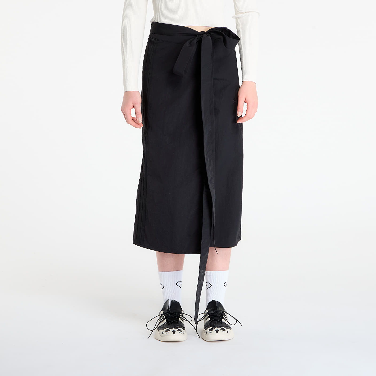 Fustă adidas Off-Placed 3-Stripes Maxi Skirt Black 12