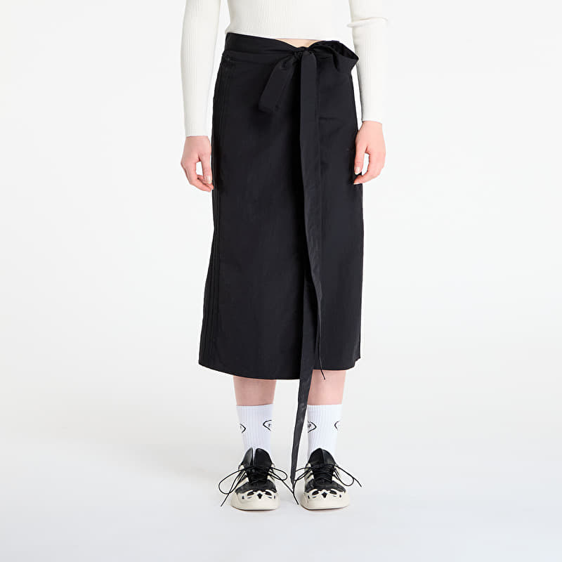 adidas Off-Placed 3-Stripes Maxi Skirt Black