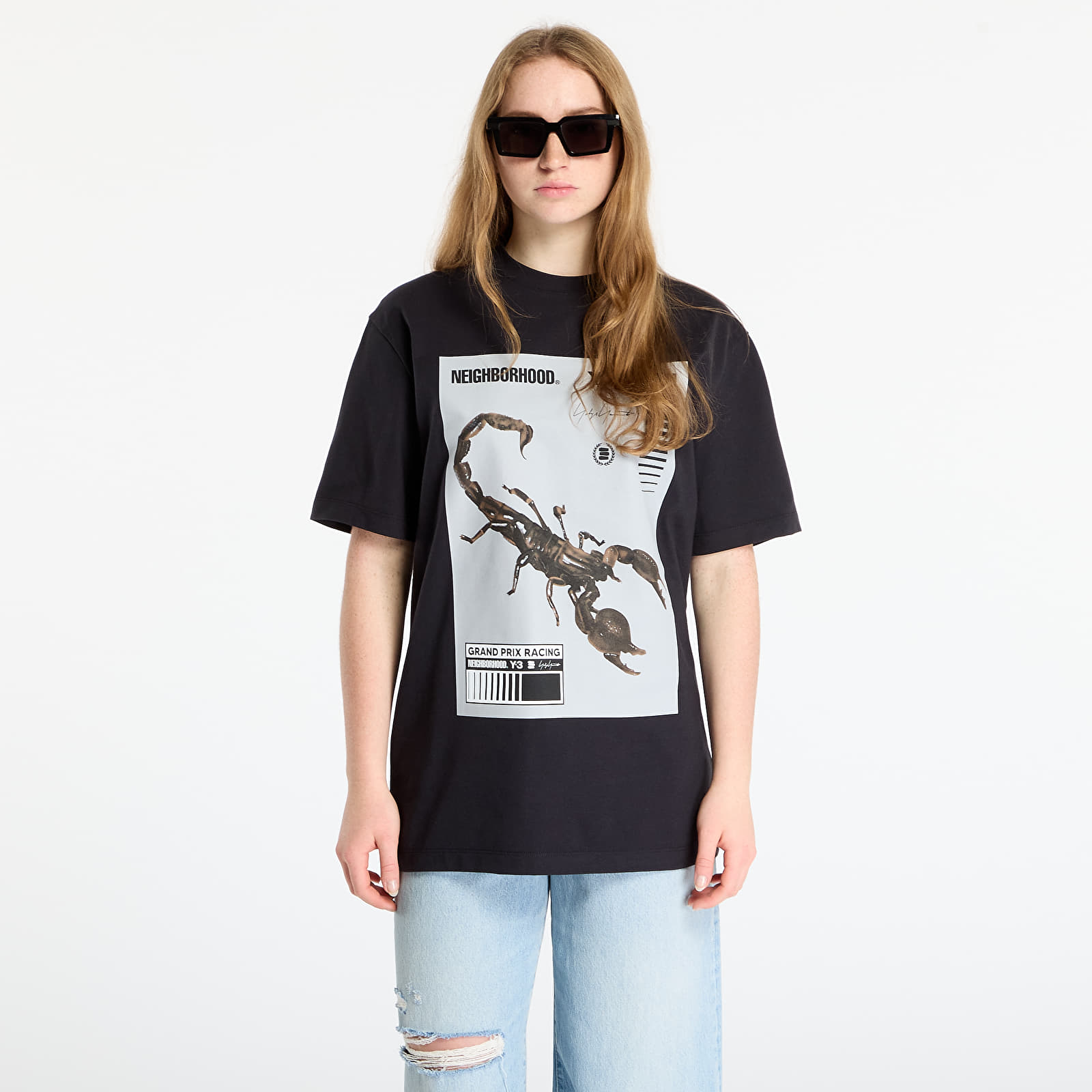 Ανδρικά μπλουζάκια Y-3 x Neighborhood Graphic Tee UNISEX Black