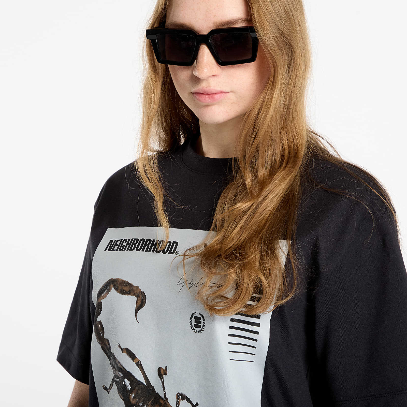 Ανδρικά μπλουζάκια Y-3 x Neighborhood Graphic Tee UNISEX Black