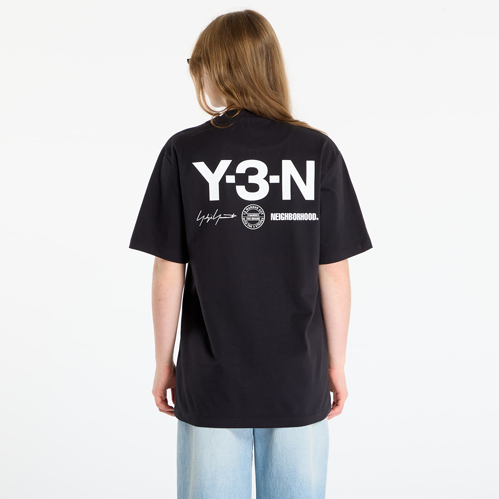 Ανδρικά μπλουζάκια Y-3 x Neighborhood Graphic Tee UNISEX Black