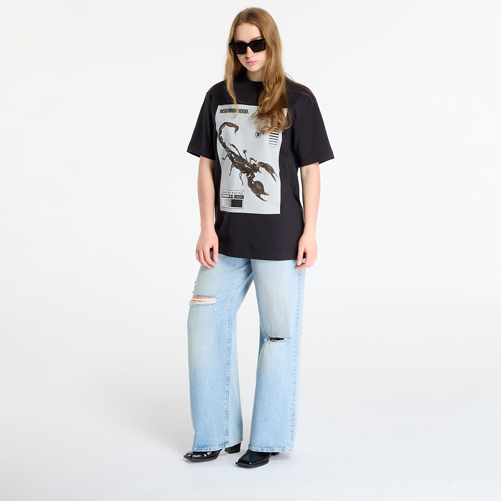 Ανδρικά μπλουζάκια Y-3 x Neighborhood Graphic Tee UNISEX Black