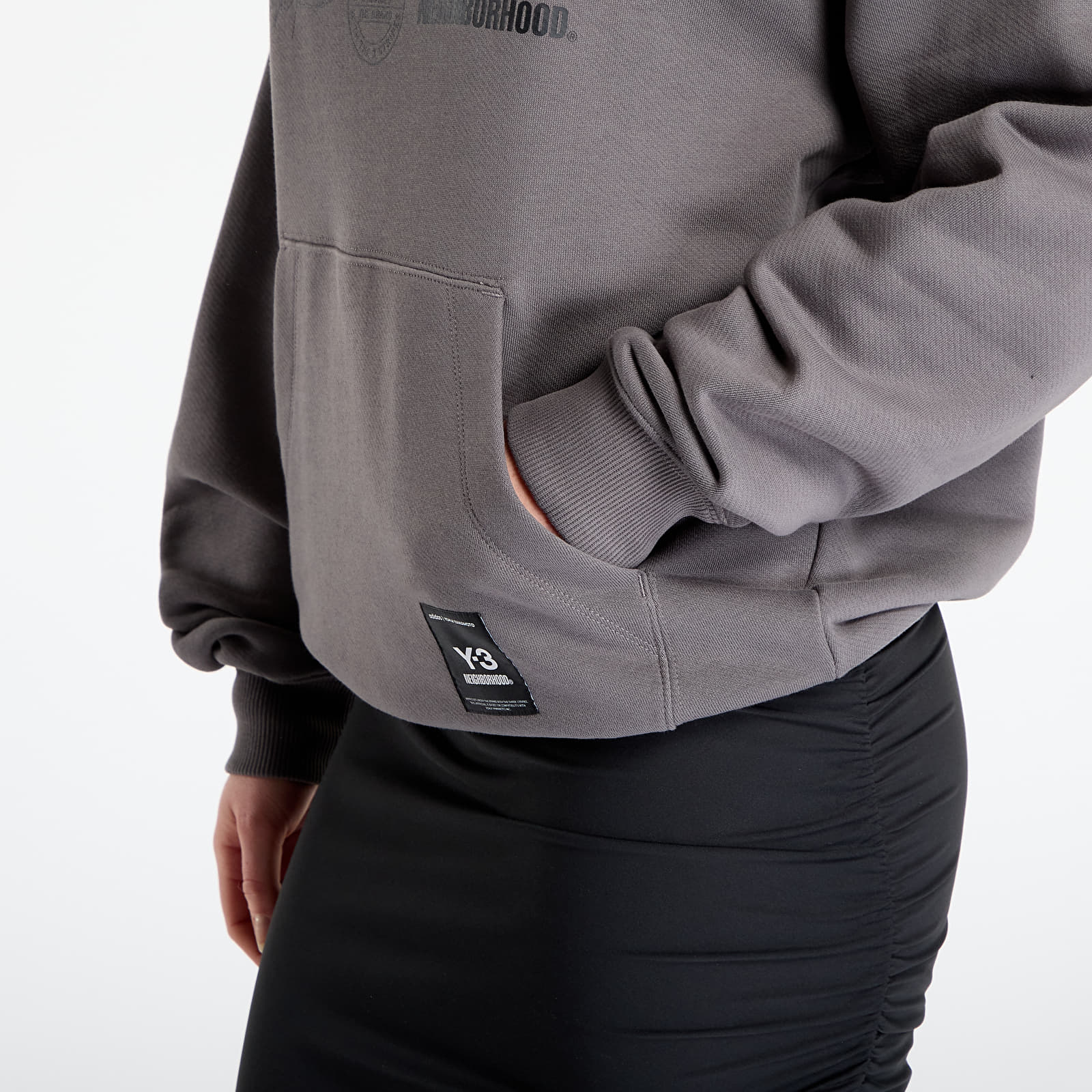 Moški hoodiji  Y-3 x Neighborhood Graphic Hoodie UNISEX Granite