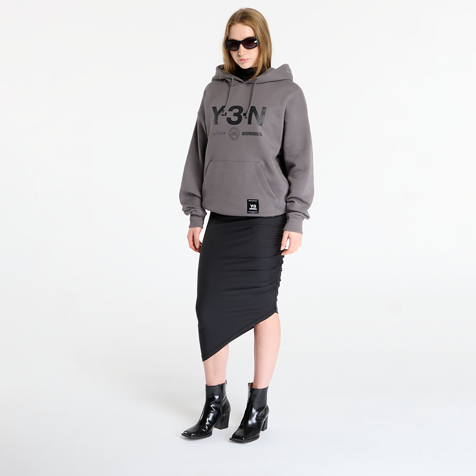 Moški hoodiji  Y-3 x Neighborhood Graphic Hoodie UNISEX Granite