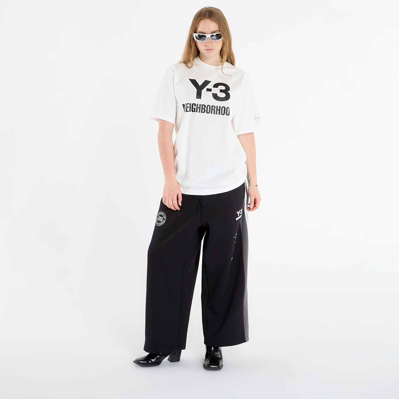 Vīriešu T-krekli Y-3 x Neighborhood Logo Tee UNISEX Core White
