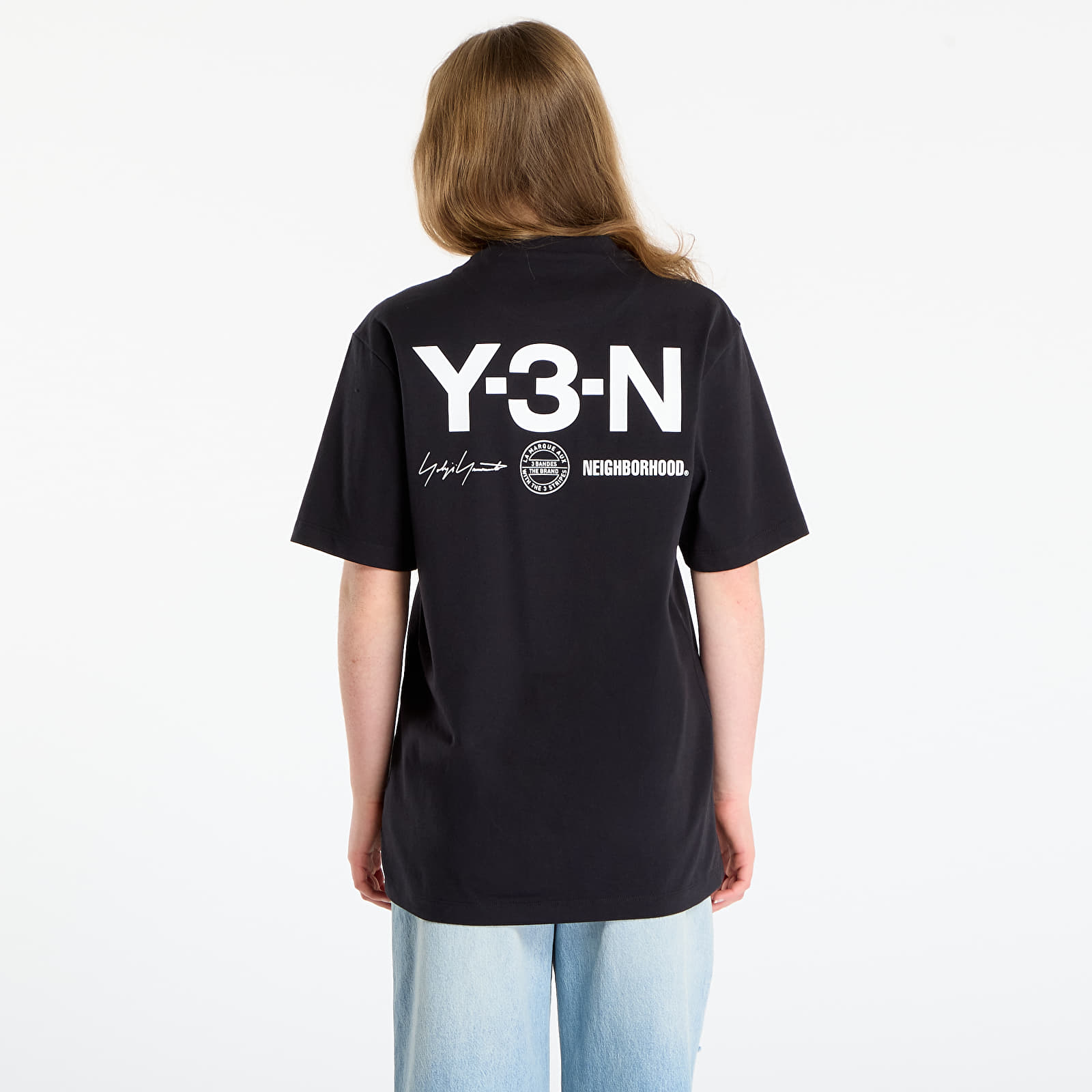 Ανδρικά μπλουζάκια Y-3 x Neighborhood Graphic Tee UNISEX Black