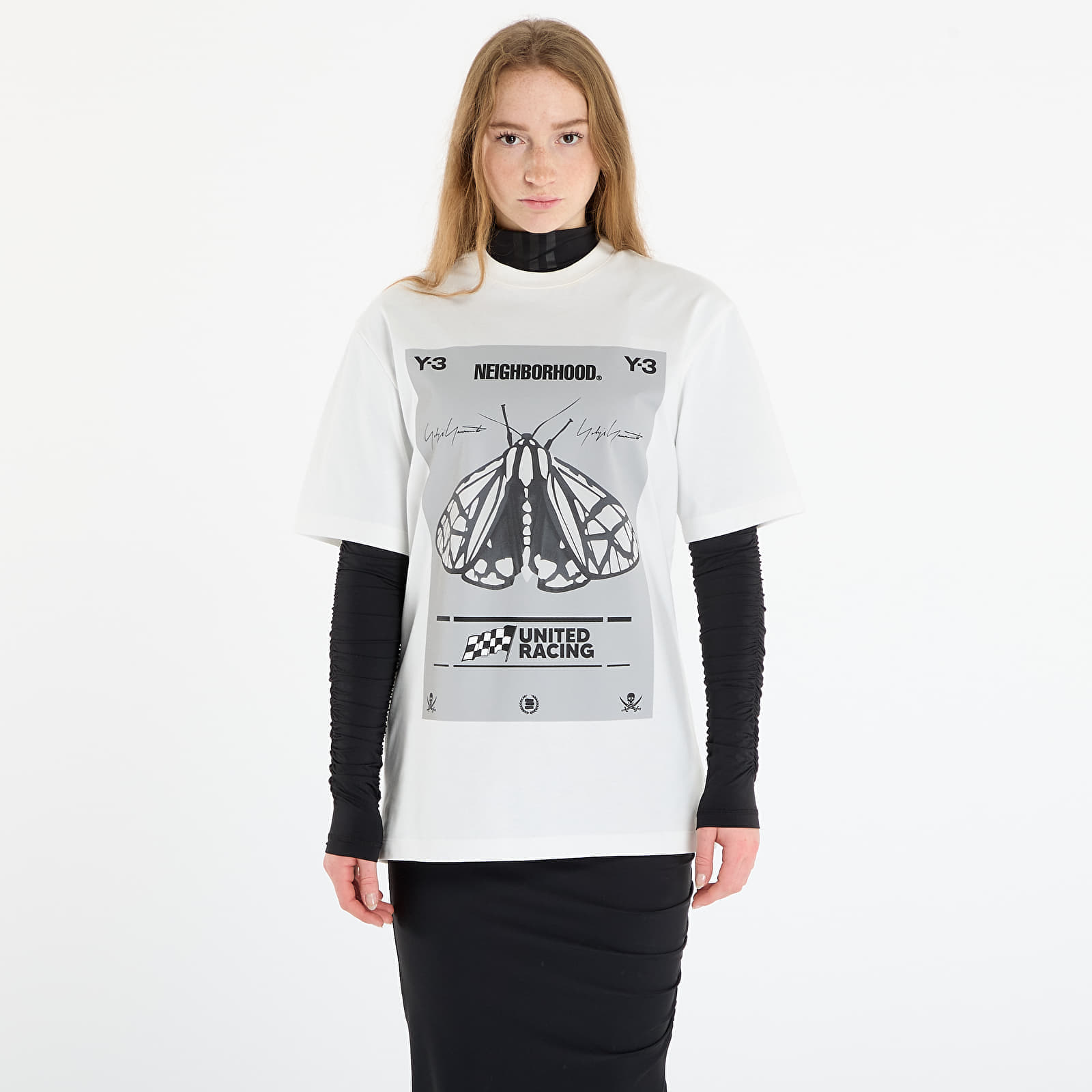 Tricou Y-3 x Neighborhood Graphic Tee UNISEX Core White M