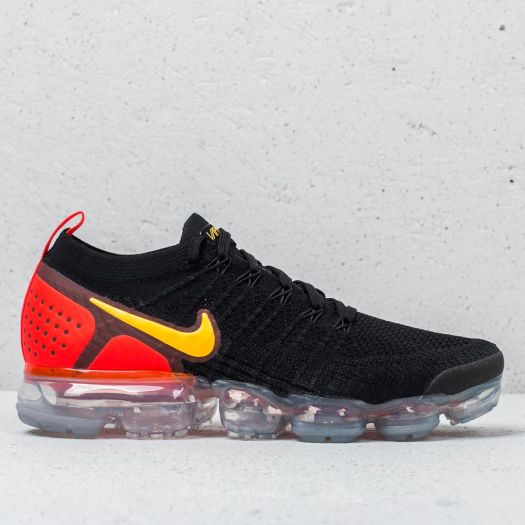 Men's nike air vapormax flyknit 2 running shoes clearance black