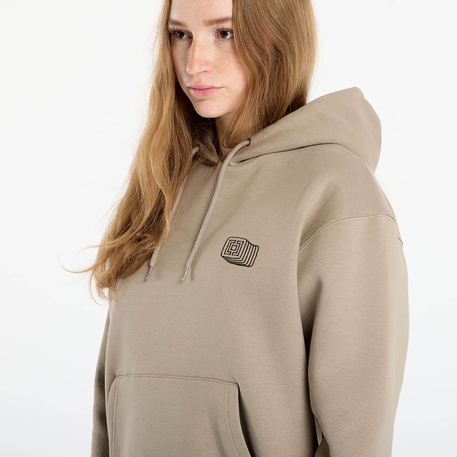 Moteriški džemperiai su gobtuvais Horsefeathers Zave Sweatshirt Taupe