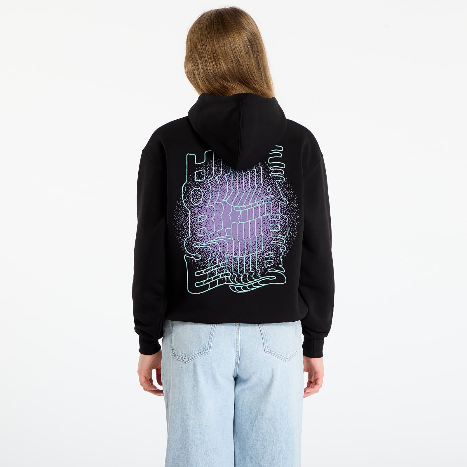 Moteriški džemperiai su gobtuvais Horsefeathers Zave Sweatshirt Black