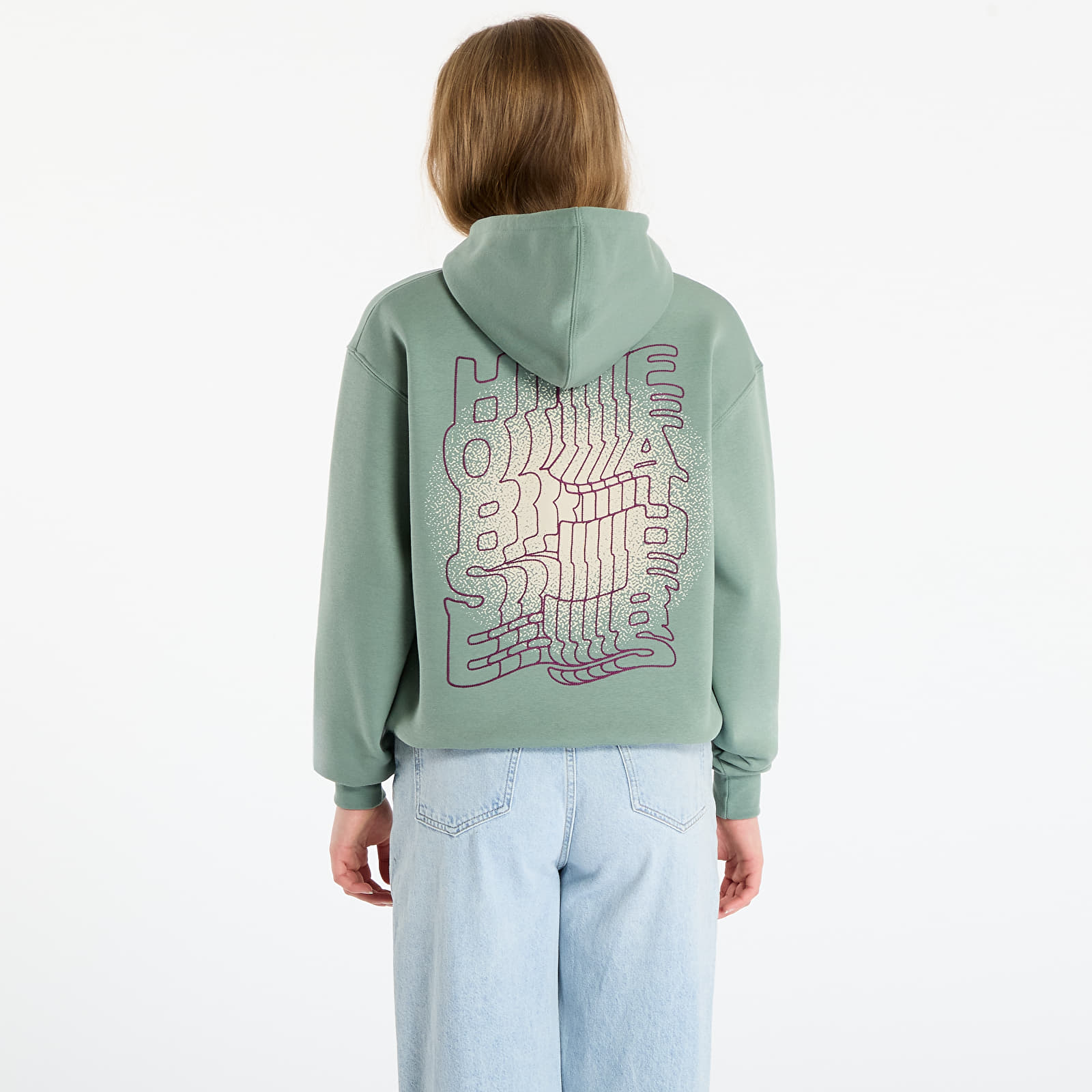 Dámske mikiny Horsefeathers Zave Sweatshirt Iceberg Green