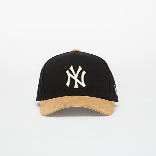 Mütze New Era 9FORTY Aframe MLB Suede Visor New York Yankees Black/ Camel