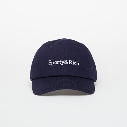 Capac Sporty & Rich Serif Logo Hat Dark Navy