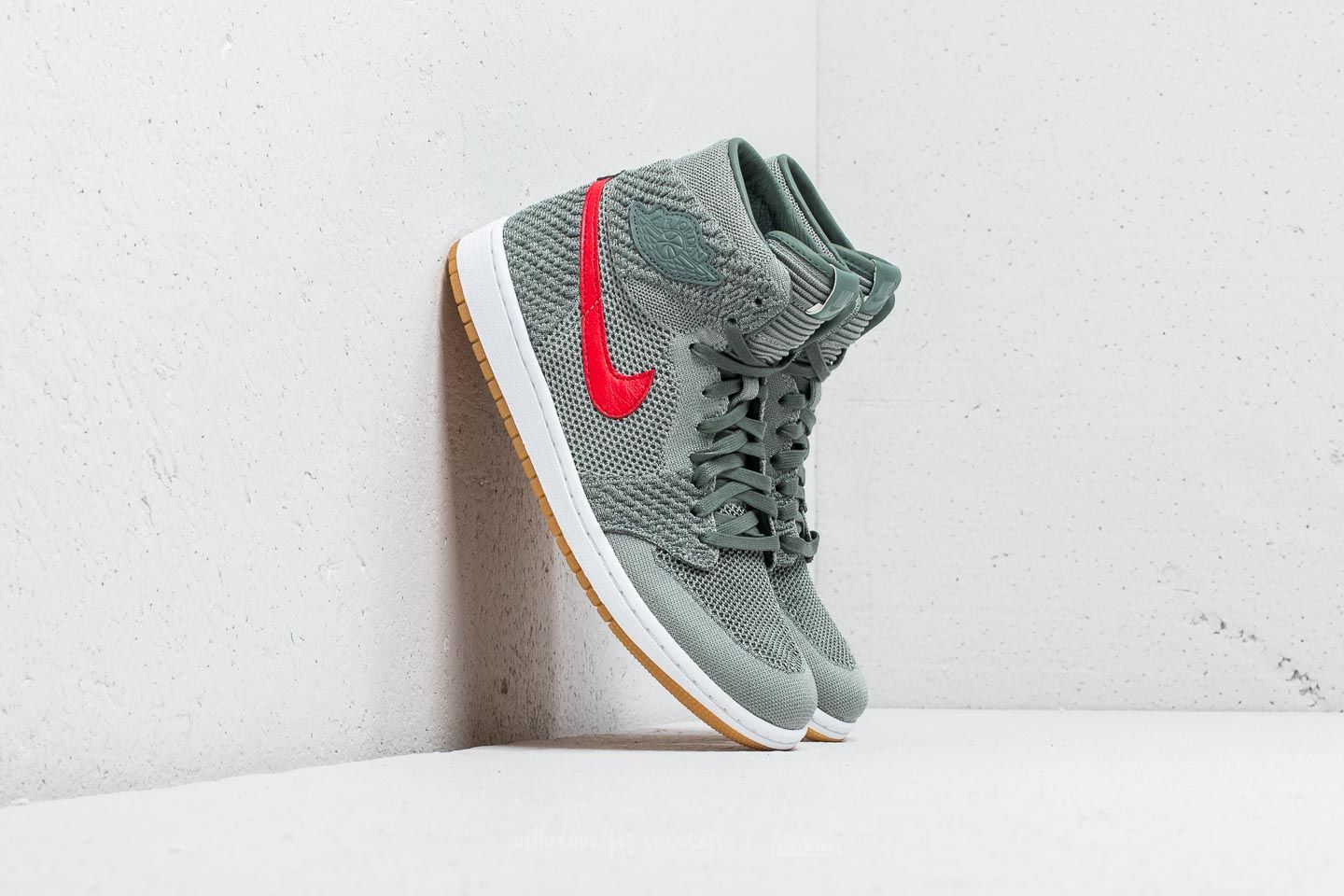 Air jordan 1 retro high flyknit clay green online