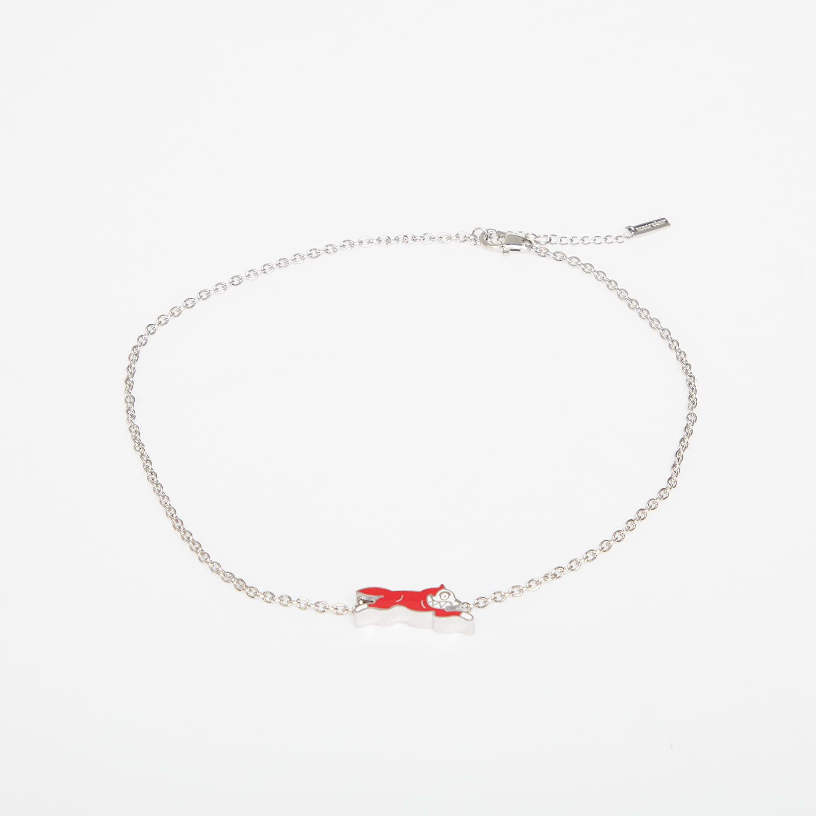 Billionaire Boys Club Icecream Running Dog Chain Necklace Silver/ Red OS