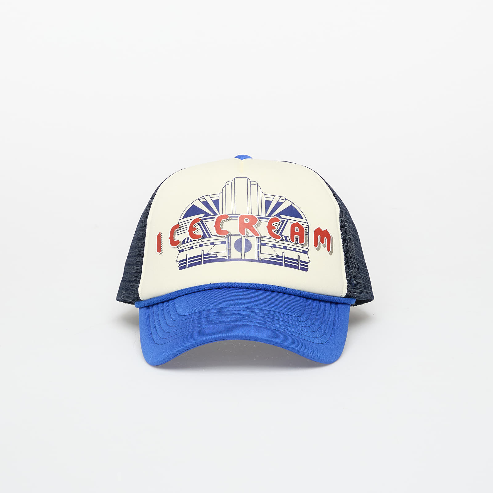 Capac Billionaire Boys Club Icecream Diner Trucker Cap Ecru/ Blue OS