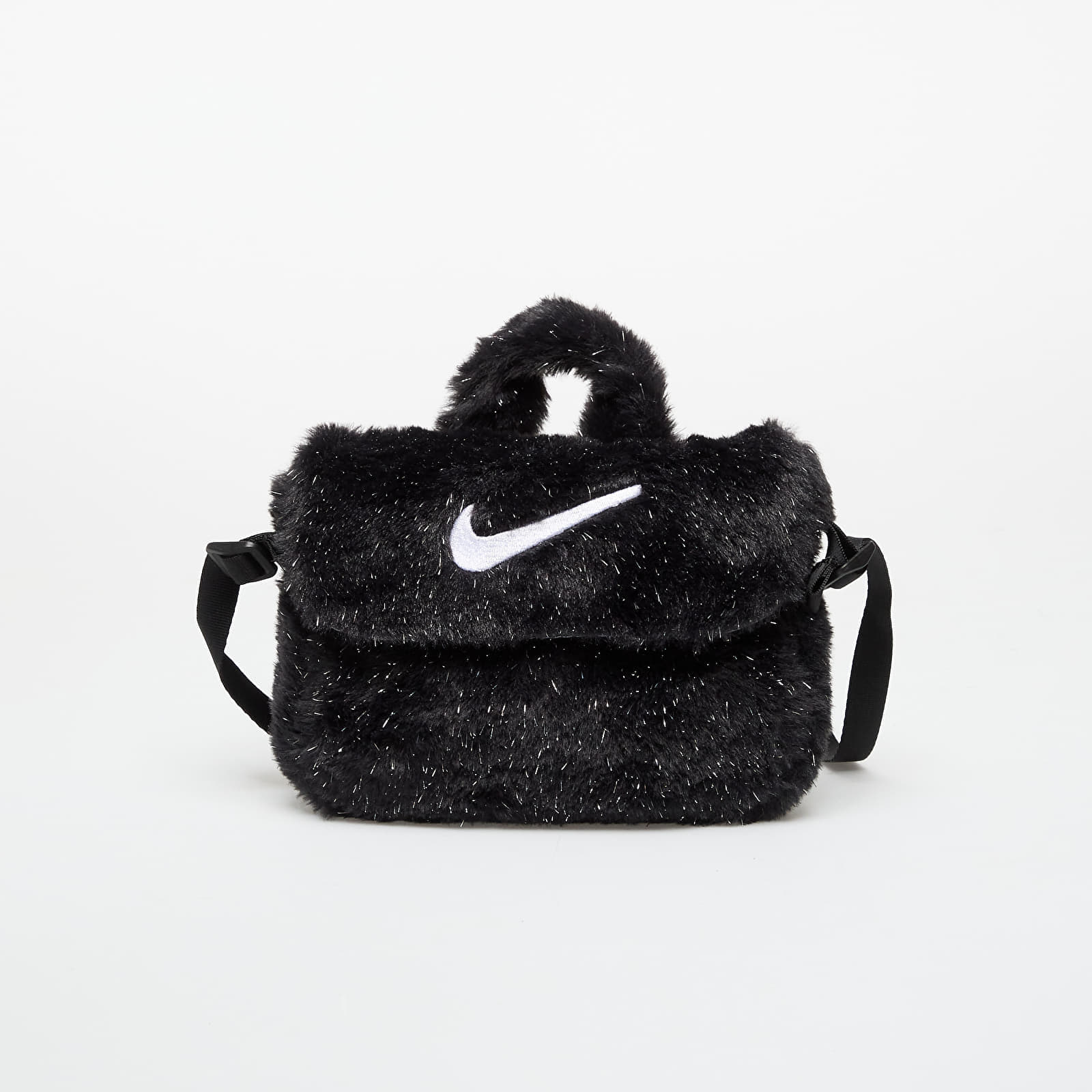 Чанта Nike Big Kids' Faux Fur Crossbody Bag (1L) Black/ Cool Grey/ White Universal
