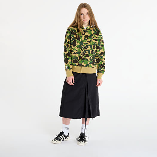 A BATHING APE Abc Camo 2Nd Ape Full Zip Hoodie UNISEX Green | Footshop