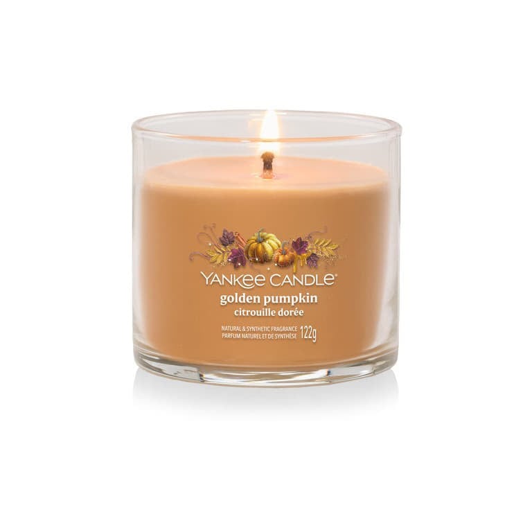 Citi aksesuāri Yankee Candle Signature Tumbler Small Golden Pumpkin