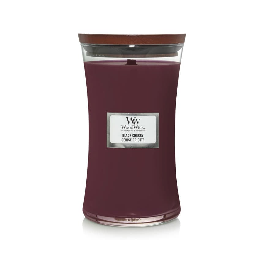 Muud aksessuaarid Woodwick Large Hourglass Candle Black Cherry