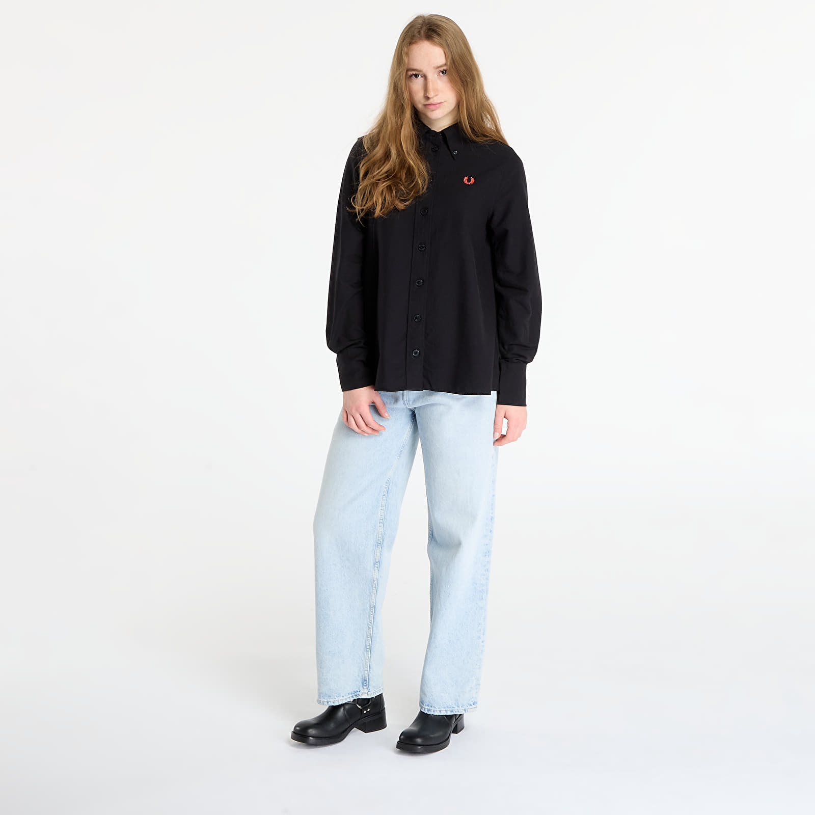 Shirts FRED PERRY Button Down Shirt Black