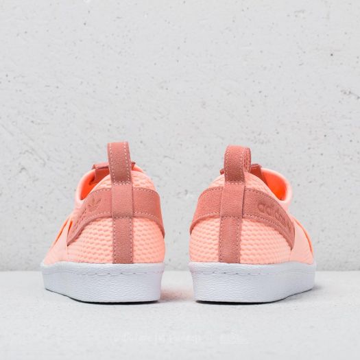 Adidas superstar clear orange sale